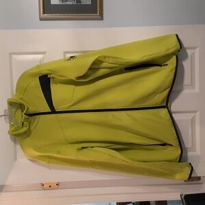 Spyder Men's Neon Yellow Jacket with Black Accents